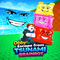 Obby Escape from Tsunami Brainrot