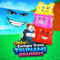 Obby Escape from Tsunami Brainrot