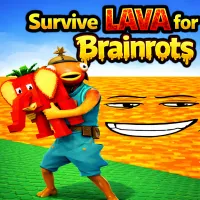 Survive LAVA for Brainrots!